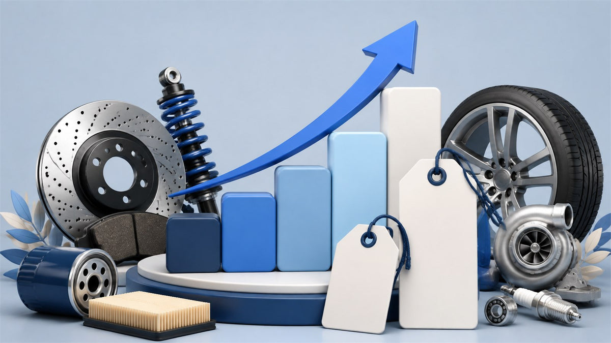 Editorial planning illustration for Auto Parts Store Pricing and Revenue Drivers
