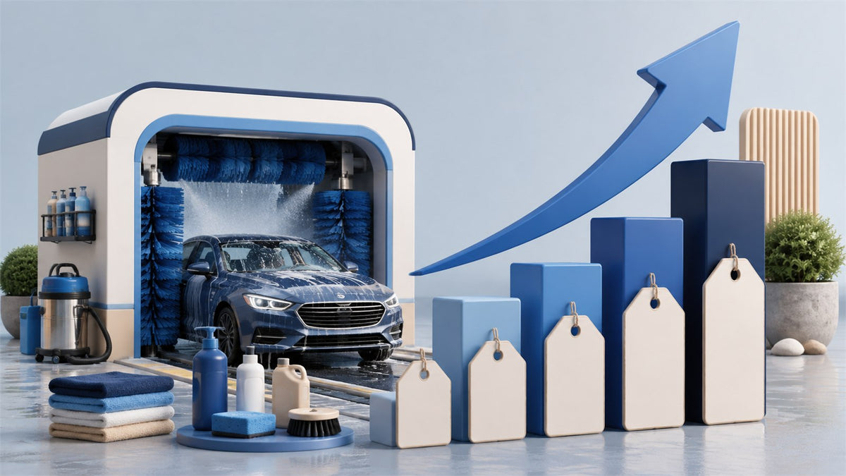 Editorial planning illustration for Car Wash Pricing and Revenue Drivers