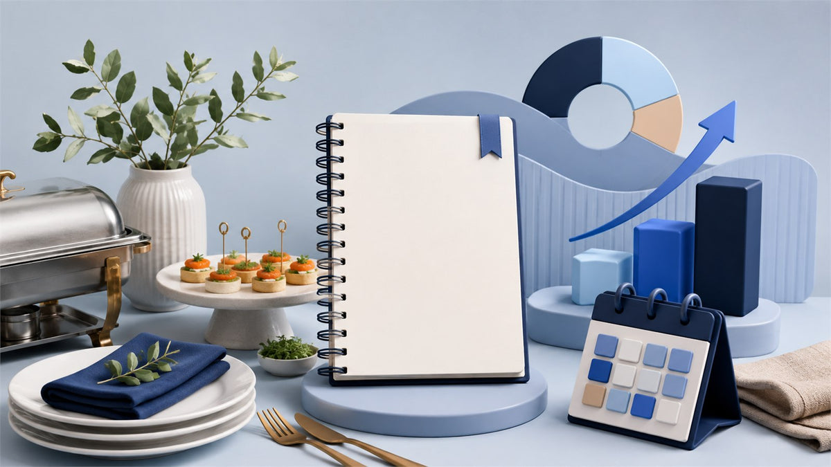 Editorial planning illustration for Catering Company Business Plan and Financial Forecast