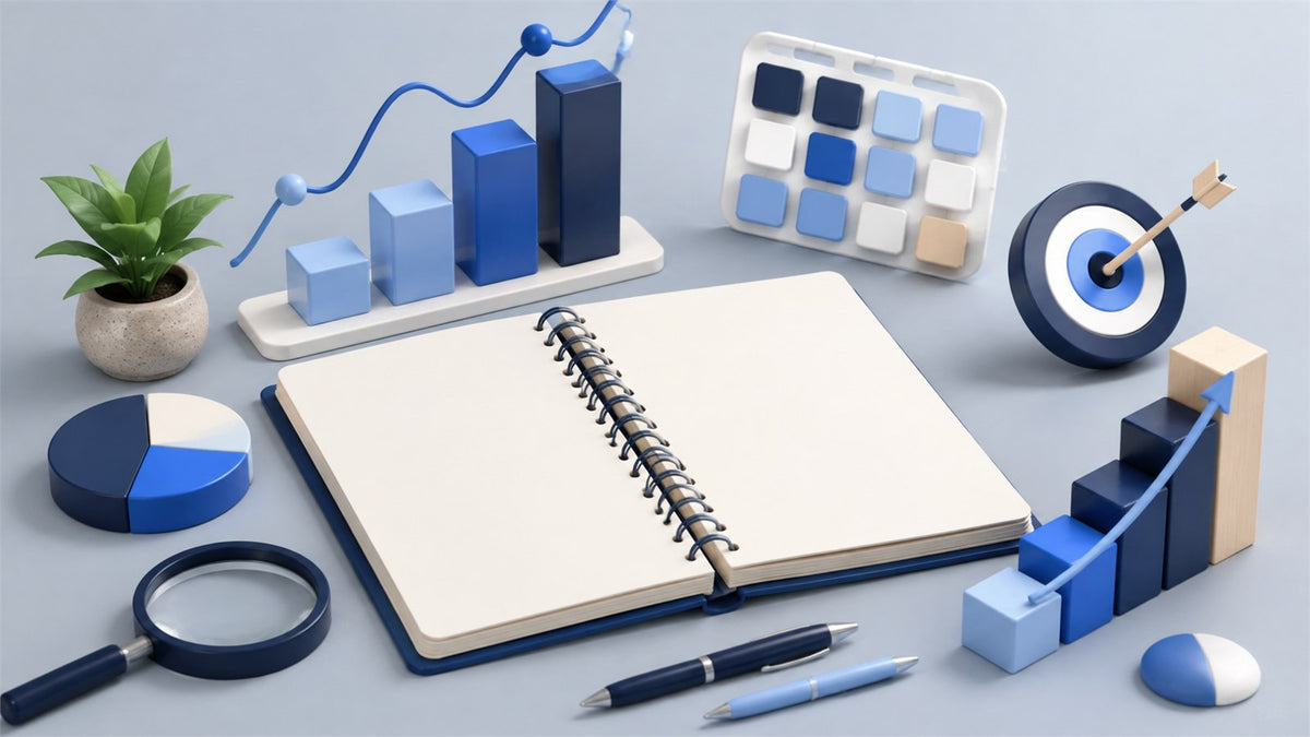 Editorial planning illustration for Digital Marketing Agency Business Plan and Financial Forecast