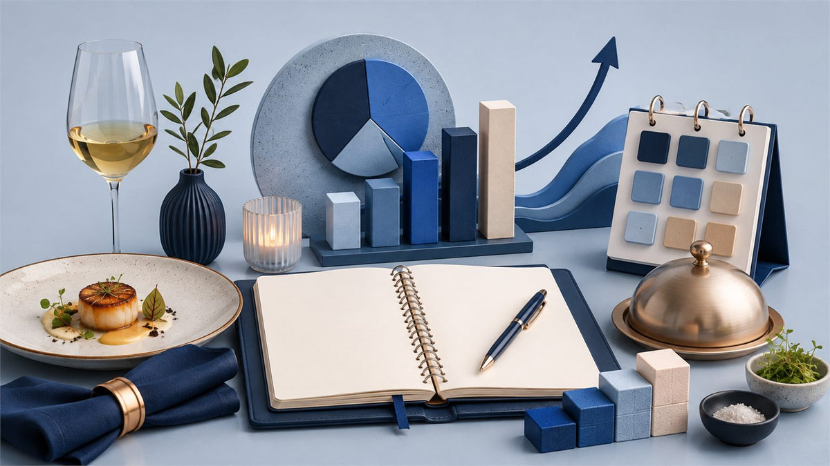 Editorial planning illustration for Fine Dining Restaurant Business Plan and Financial Forecast