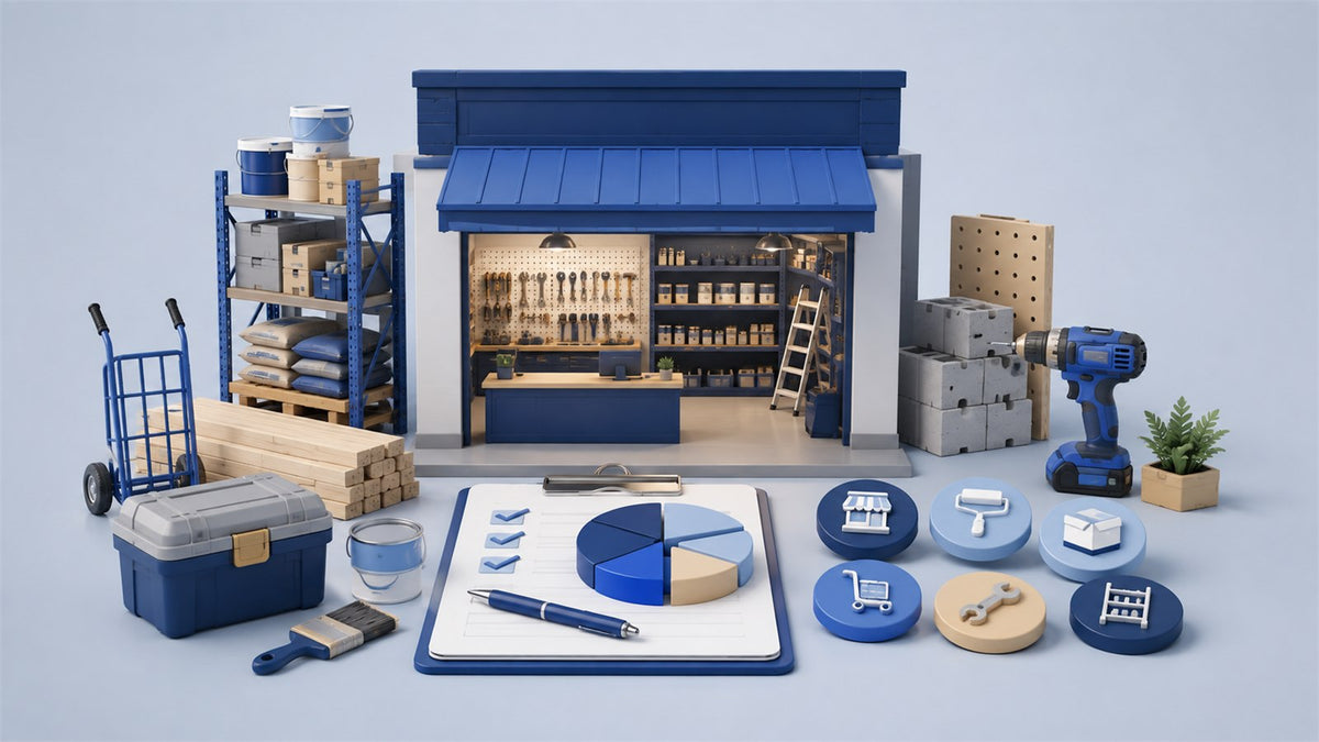 Editorial planning illustration for Hardware Store Startup Cost Breakdown