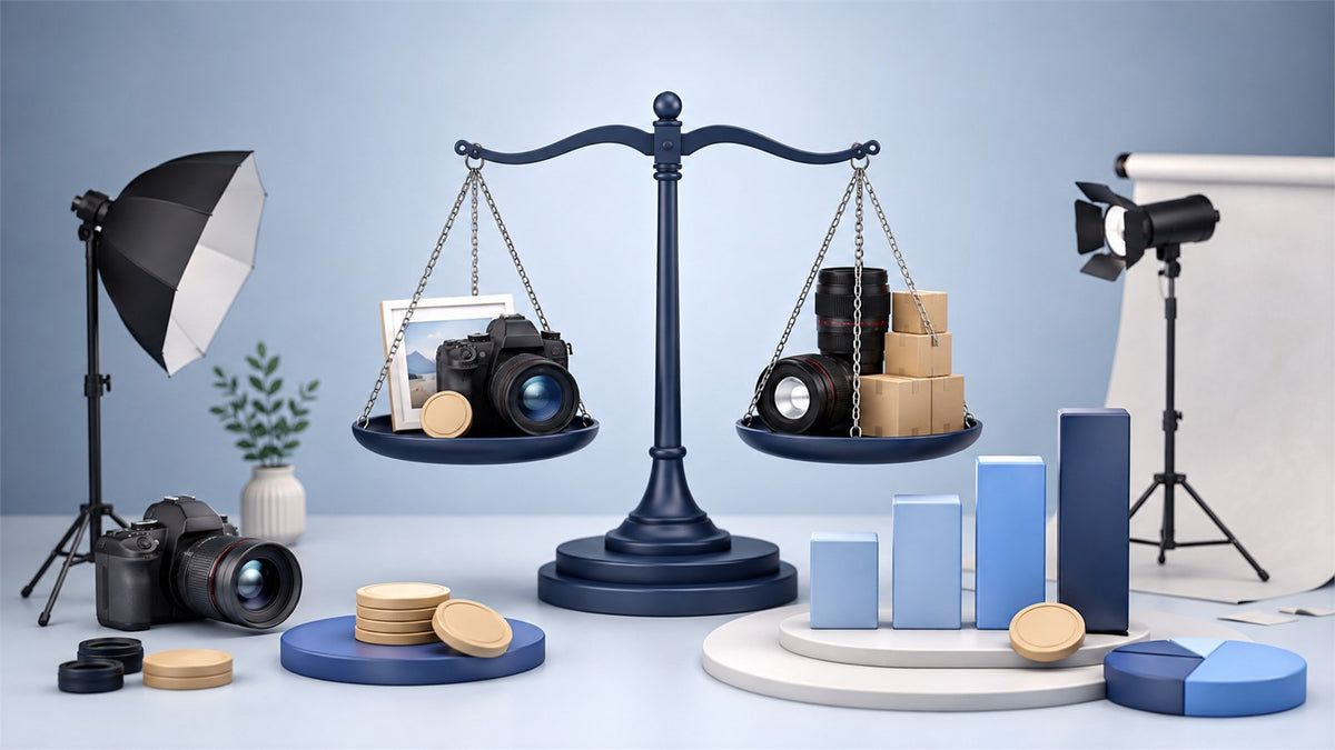 Editorial planning illustration for Photography Studio Revenue, Costs and Profitability