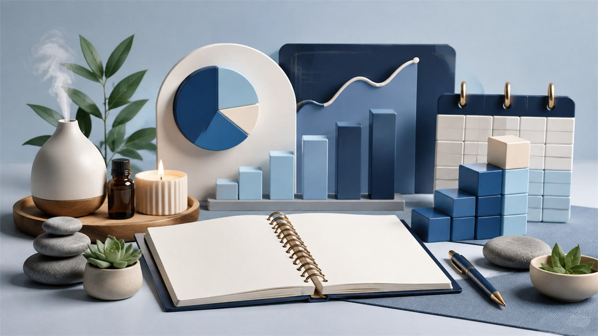 Editorial planning illustration for Wellness Center Business Plan and Financial Forecast