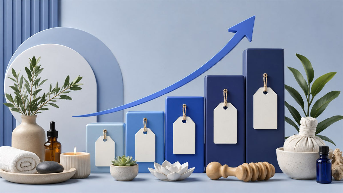 Editorial planning illustration for Wellness Center Pricing and Revenue Drivers