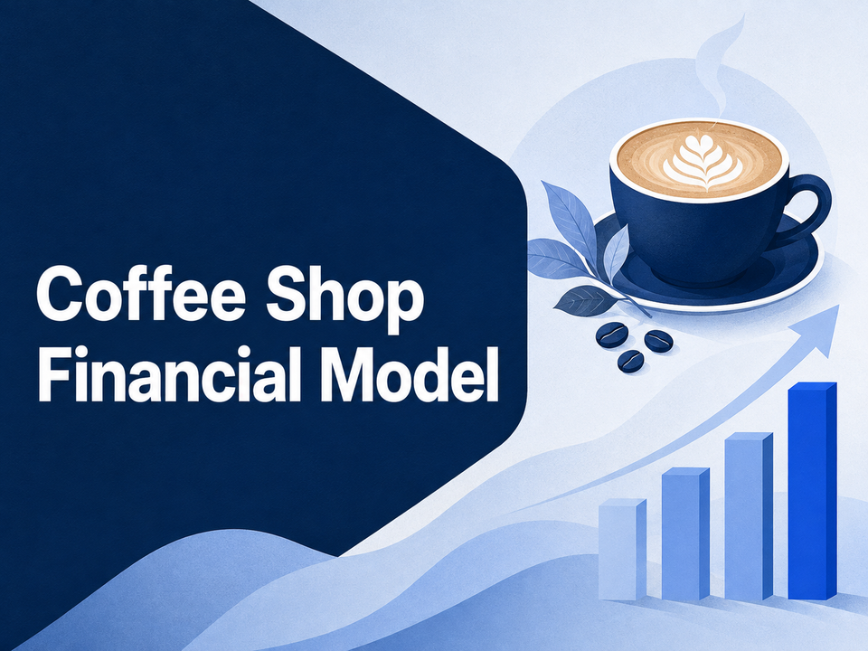 Coffee Shop Financial Model cover - landscape 4:3