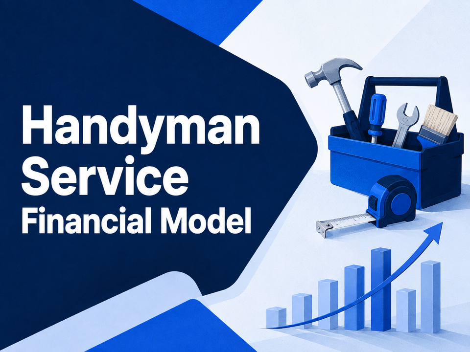 Handyman Service Financial Model cover - landscape 4:3