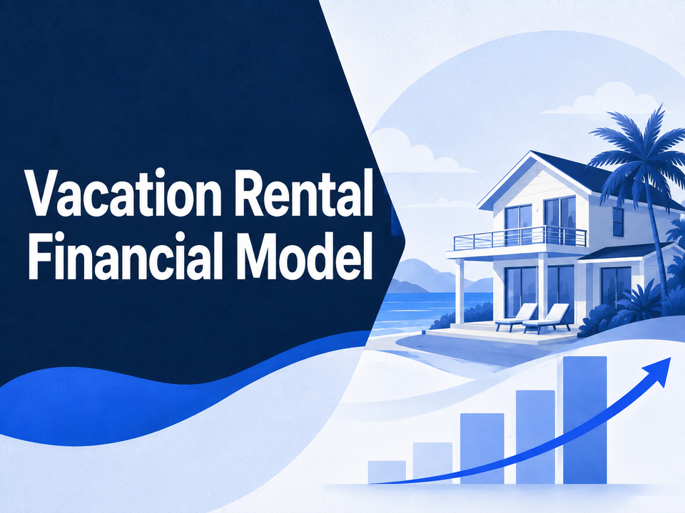 Vacation Rental Financial Model cover - landscape 4:3